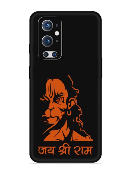 Angry Hanuman Embossed Soft Silicone Case for Oneplus 9 Pro (5G)