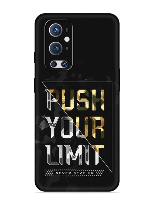 Push Your Limits Embossed Soft Silicone Case for Oneplus 9 Pro (5G) Zapvi