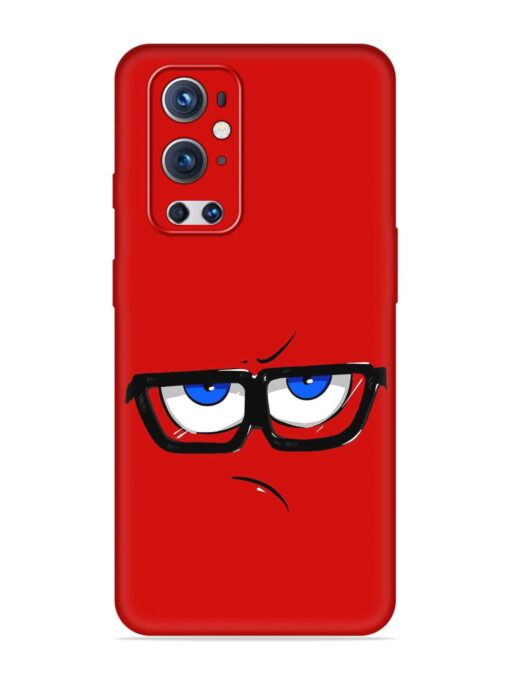 Rad Angry Face Embossed Soft Silicone Case for Oneplus 9 Pro (5G) Zapvi