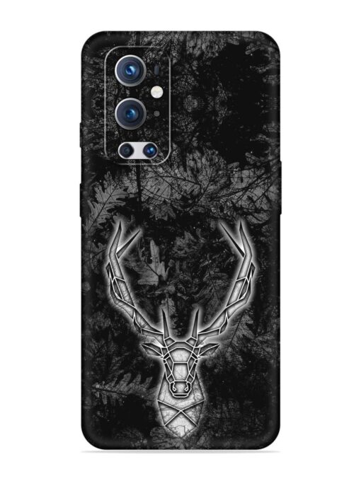 Ancient Deer Embossed Soft Silicone Case for Oneplus 9 Pro (5G)