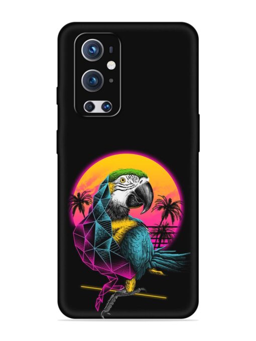 Rad Parrot Embossed Soft Silicone Case for Oneplus 9 Pro (5G) Zapvi