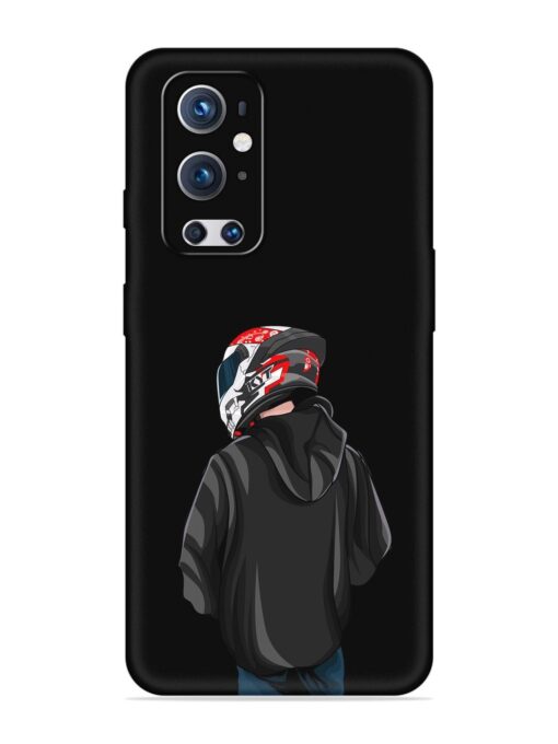 Motorcycle Rider Embossed Soft Silicone Case for Oneplus 9 Pro (5G) Zapvi