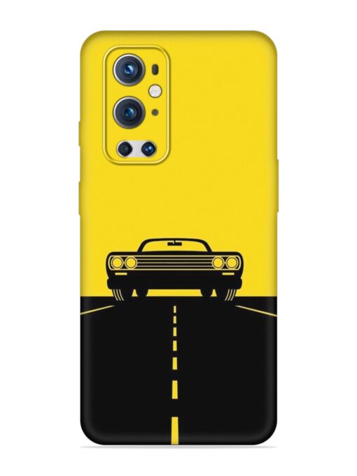 Classic Car Embossed Soft Silicone Case for Oneplus 9 Pro (5G)