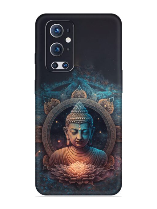 Gautam Buddha Embossed Soft Silicone Case for Oneplus 9 Pro (5G) Zapvi