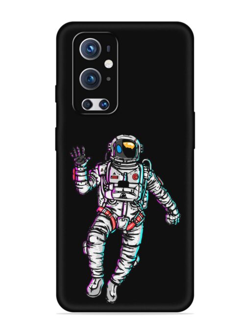 Spaceman Embossed Soft Silicone Case for Oneplus 9 Pro (5G)