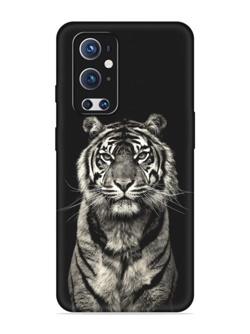 Tiger Art Embossed Soft Silicone Case for Oneplus 9 Pro (5G)