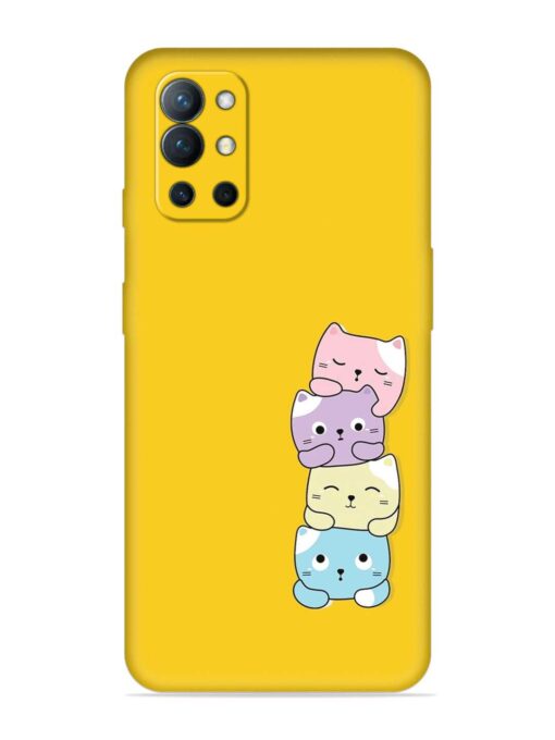 Cartoon Anime Embossed Soft Silicone Case for Oneplus 9R (5G)