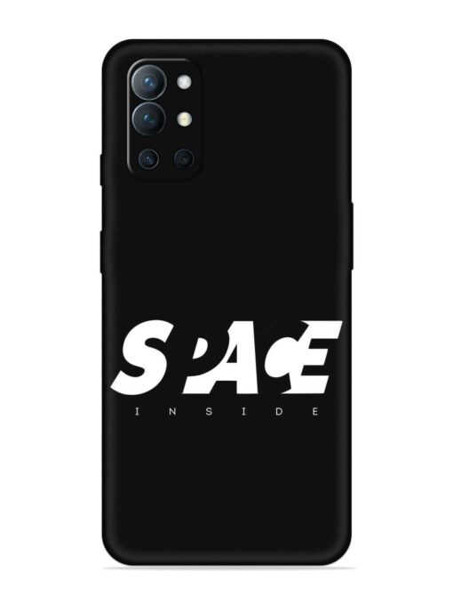 Space Typography Art Embossed Soft Silicone Case for Oneplus 9R (5G)