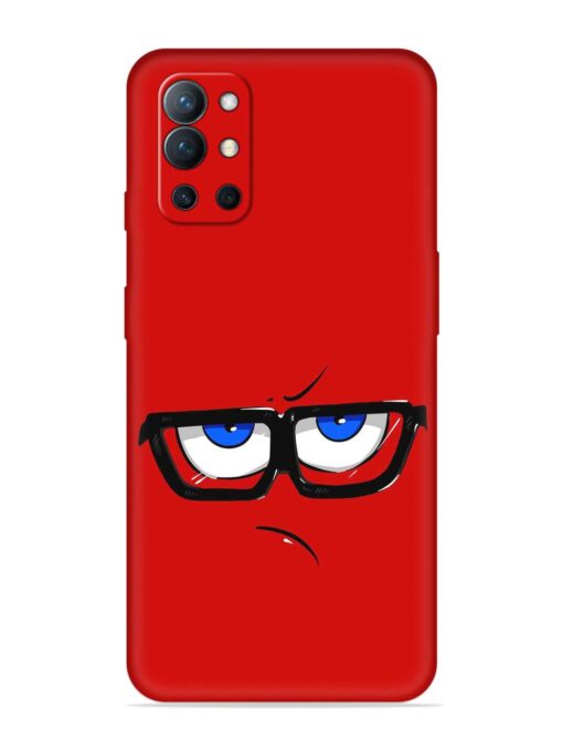 Rad Angry Face Embossed Soft Silicone Case for Oneplus 9R (5G) Zapvi