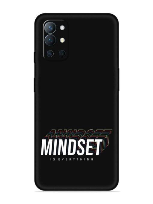 Mindset Everything Slogan Embossed Soft Silicone Case for Oneplus 9R (5G)