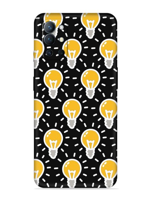 Light Bulb Seamless Embossed Soft Silicone Case for Oneplus 9R (5G) Zapvi