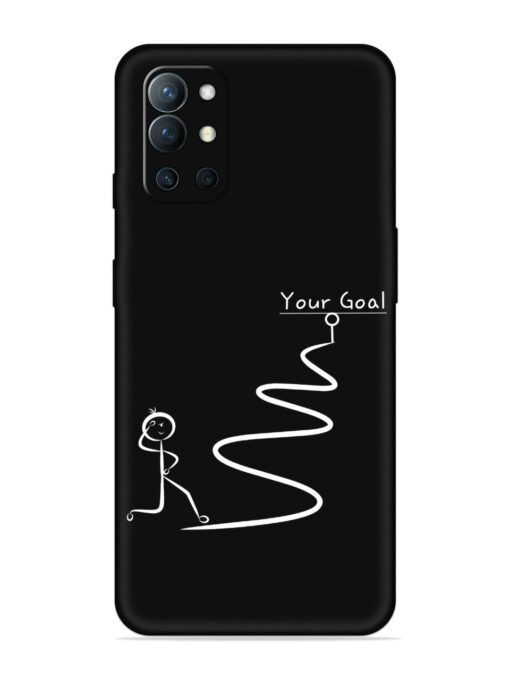 Your Goal Embossed Soft Silicone Case for Oneplus 9R (5G) Zapvi