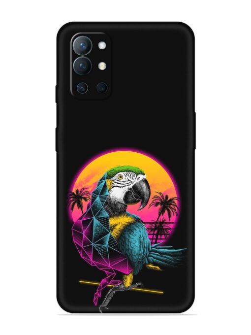 Rad Parrot Embossed Soft Silicone Case for Oneplus 9R (5G) Zapvi