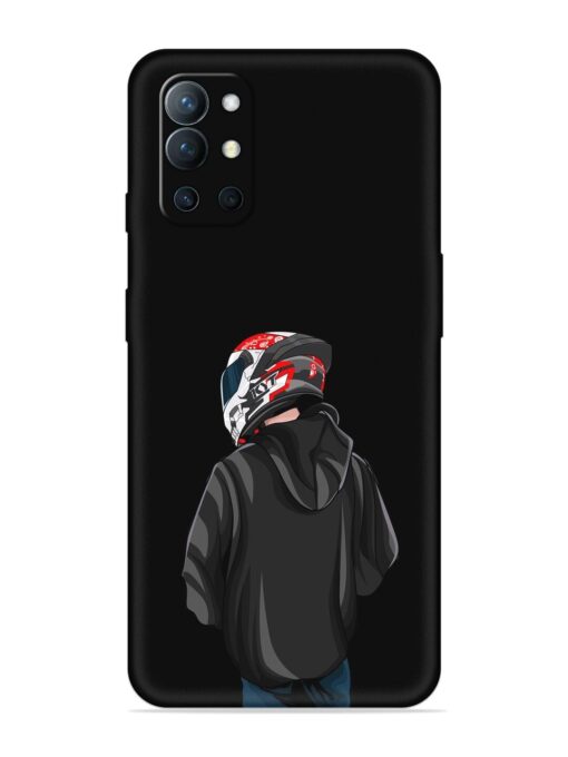 Motorcycle Rider Embossed Soft Silicone Case for Oneplus 9R (5G) Zapvi