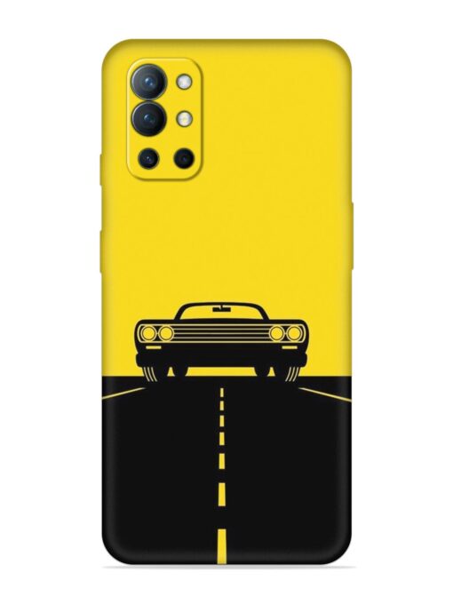 Classic Car Embossed Soft Silicone Case for Oneplus 9R (5G)