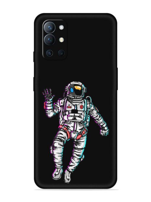 Spaceman Embossed Soft Silicone Case for Oneplus 9R (5G) Zapvi