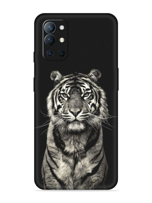 Tiger Art Embossed Soft Silicone Case for Oneplus 9R (5G) Zapvi