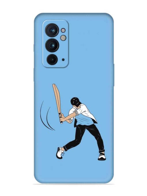 Cricket Gully Boy Embossed Soft Silicone Case for Oneplus 9RT (5G) Zapvi