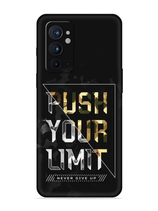 Push Your Limits Embossed Soft Silicone Case for Oneplus 9RT (5G) Zapvi