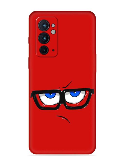 Rad Angry Face Embossed Soft Silicone Case for Oneplus 9RT (5G) Zapvi