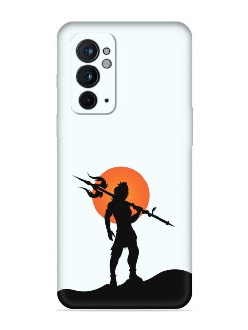 Lord Mahadev Trendy Embossed Soft Silicone Case for Oneplus 9RT (5G) Zapvi