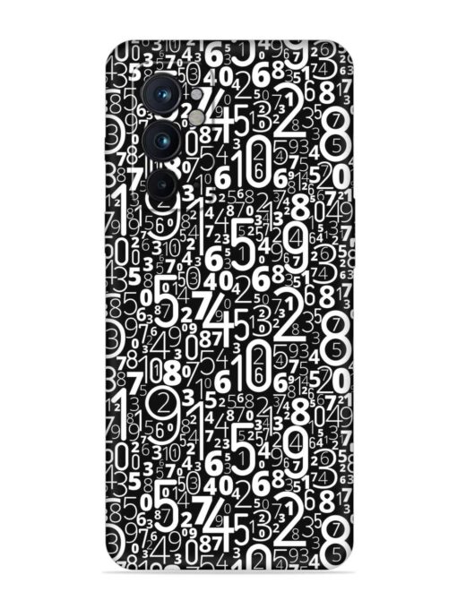 Many Numbers Different Embossed Soft Silicone Case for Oneplus 9RT (5G) Zapvi