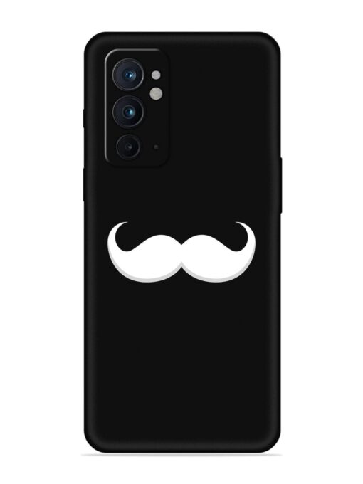 Mustache Vector Embossed Soft Silicone Case for Oneplus 9RT (5G) Zapvi