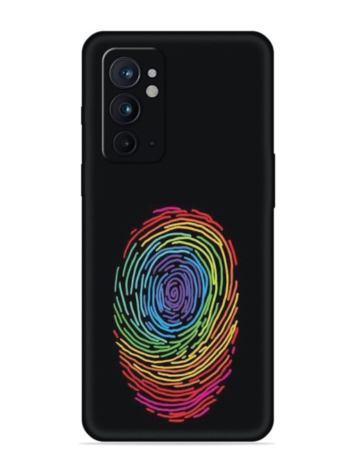 Fingerprint Of Thumb Art Embossed Soft Silicone Case for Oneplus 9RT (5G) Zapvi