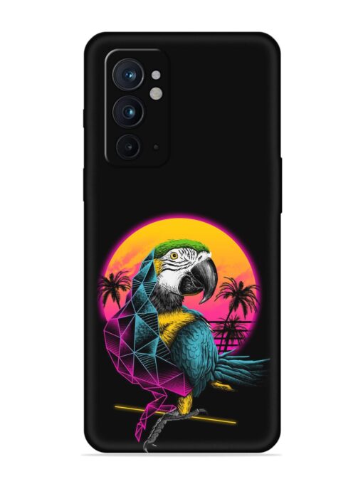 Rad Parrot Embossed Soft Silicone Case for Oneplus 9RT (5G) Zapvi