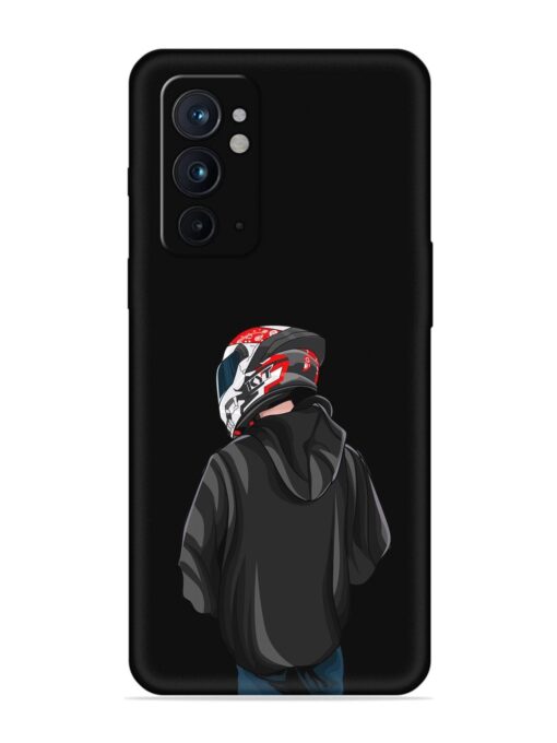 Motorcycle Rider Embossed Soft Silicone Case for Oneplus 9RT (5G) Zapvi