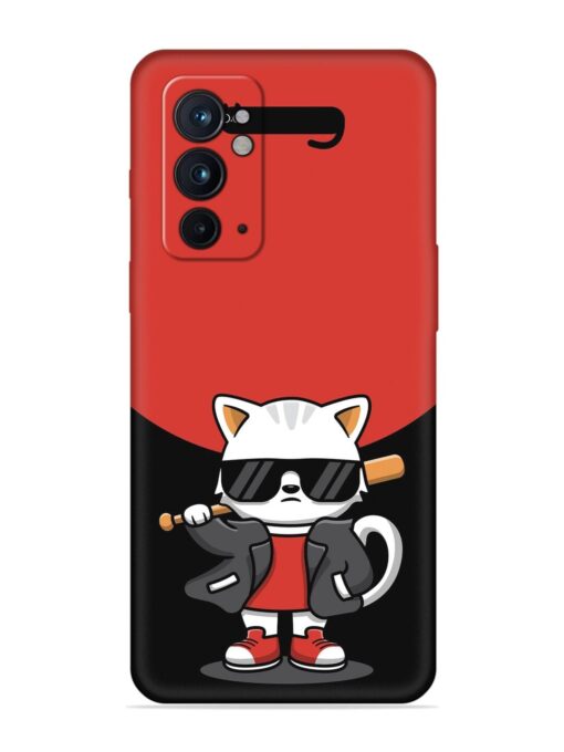 Cool Little Bear Cartoon Embossed Soft Silicone Case for Oneplus 9RT (5G) Zapvi