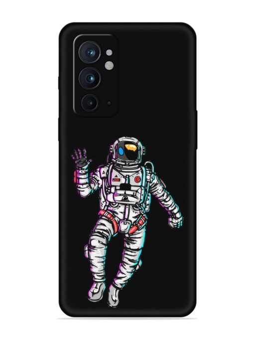 Spaceman Embossed Soft Silicone Case for Oneplus 9RT (5G) Zapvi