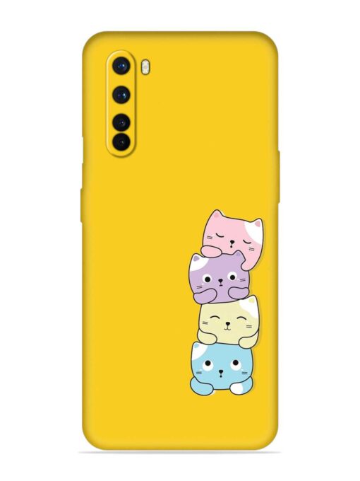 Cartoon Anime Embossed Soft Silicone Case for Oneplus Nord Zapvi