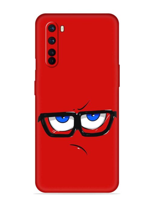 Rad Angry Face Embossed Soft Silicone Case for Oneplus Nord Zapvi