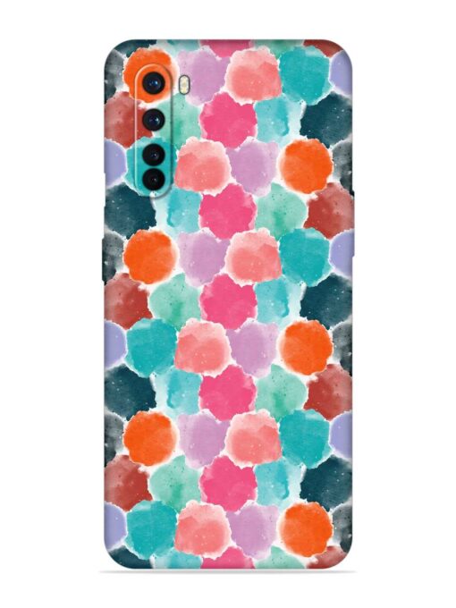 Colorful Seamless Pattern Embossed Soft Silicone Case for Oneplus Nord Zapvi