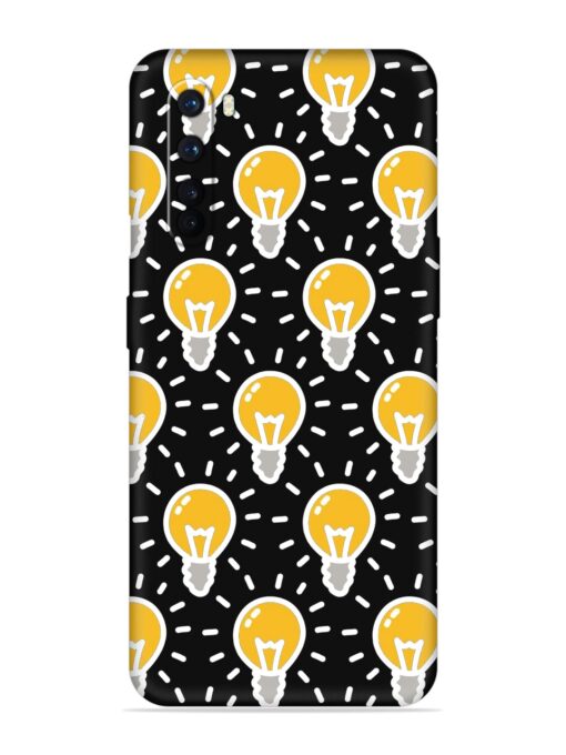 Light Bulb Seamless Embossed Soft Silicone Case for Oneplus Nord