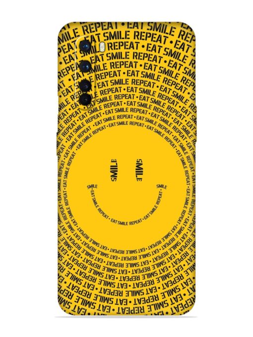 Smiley Embossed Soft Silicone Case for Oneplus Nord Zapvi