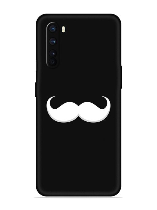 Mustache Vector Embossed Soft Silicone Case for Oneplus Nord Zapvi