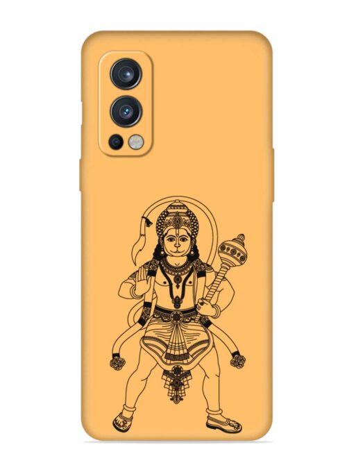 Indian God Hanuman Embossed Soft Silicone Case for Oneplus Nord 2 (5G)