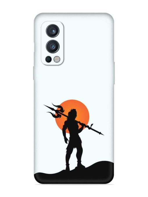 Lord Mahadev Trendy Embossed Soft Silicone Case for Oneplus Nord 2 (5G)