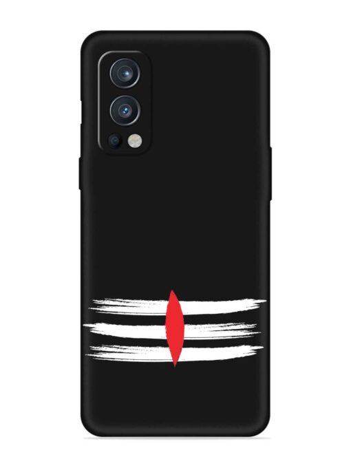 Mahadev Tilak Vector Embossed Soft Silicone Case for Oneplus Nord 2 (5G) Zapvi