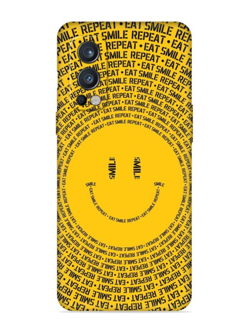 Smiley Embossed Soft Silicone Case for Oneplus Nord 2 (5G) Zapvi