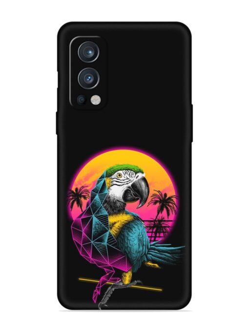 Rad Parrot Embossed Soft Silicone Case for Oneplus Nord 2 (5G)