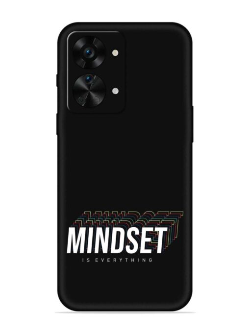 Mindset Everything Slogan Embossed Soft Silicone Case for Oneplus Nord 2T (5G) Zapvi