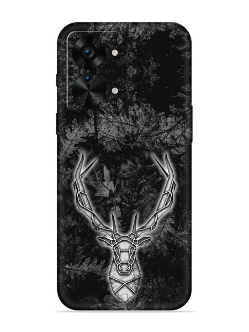 Ancient Deer Embossed Soft Silicone Case for Oneplus Nord 2T (5G)