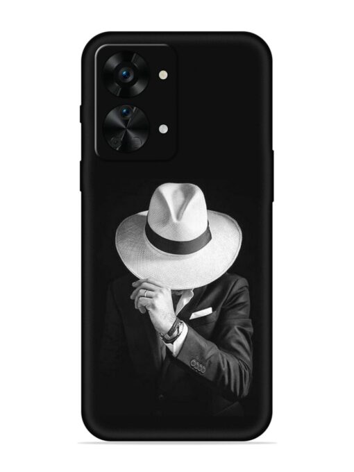 Men Under Hat Embossed Soft Silicone Case for Oneplus Nord 2T (5G) Zapvi