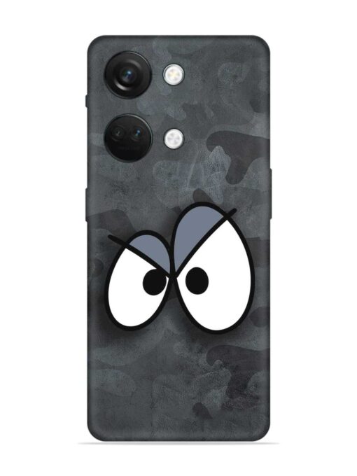 Big Eyes Night Mode Embossed Soft Silicone Case for Oneplus Nord 3 (5G) Zapvi