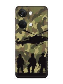 Army Heros Embossed Soft Silicone Case for Oneplus Nord 3 (5G)