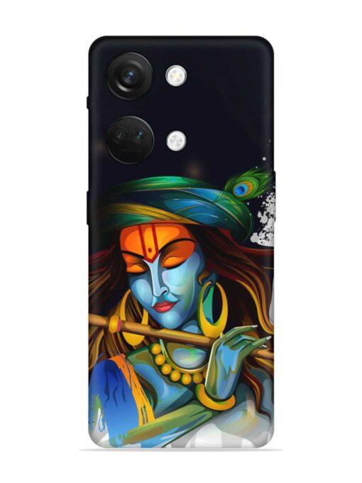 Krishna Art Embossed Soft Silicone Case for Oneplus Nord 3 (5G) Zapvi