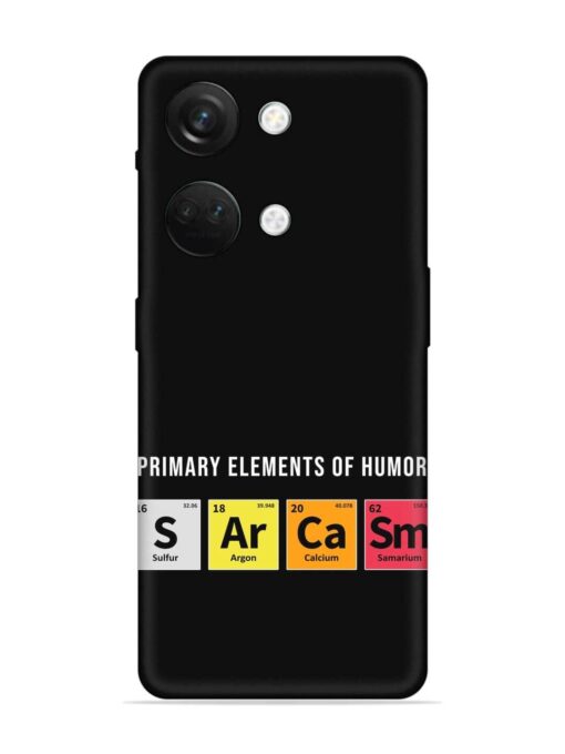 Primary Elements Humor Embossed Soft Silicone Case for Oneplus Nord 3 (5G) Zapvi